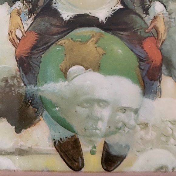 Robert Owen TOP OF THE WORLD hobo clown art - Picture 10 of 10